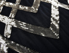 1920s Fashion Women Gold Flapper Dresses Great Gatsby Fancy Dress