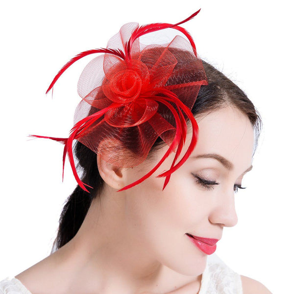 Mesh Net Fascinator Hair Clip Hat Party Wedding