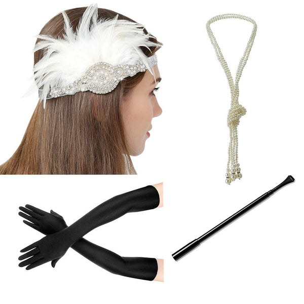 Flapper Girl Accessories 1920s Great Gatsby Headpiece