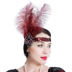 Great Gatsby 1920s Flapper Headband Vintage Headpiece Accessories