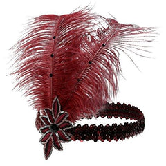 Great Gatsby 1920s Flapper Headband Vintage Headpiece Accessories