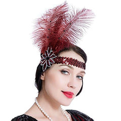 Great Gatsby 1920s Flapper Headband Vintage Headpiece Accessories