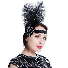 Great Gatsby 1920s Flapper Headband Vintage Headpiece Accessories