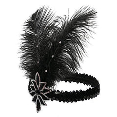 Great Gatsby 1920s Flapper Headband Vintage Headpiece Accessories