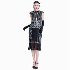 Great Gatsby Dresses Sequin Beaded Fancy Dress 20's Themed Party