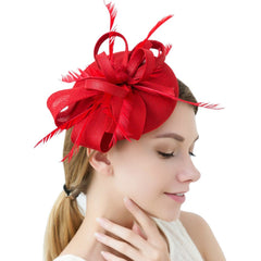 Fascinator Pillbox Hat Headband Hair Clip For Cocktail Tea Party