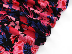 Women's 1950s Vintage Floral Patchwork Swing Party Dress