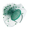 Feather Mesh Net Veil Party Fascinator Hat Flower Derby Hat Clip and Hairband