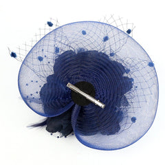 Wedding Navy Fascinator Hat Occasion Hats and Fascinators Tea Party Hat