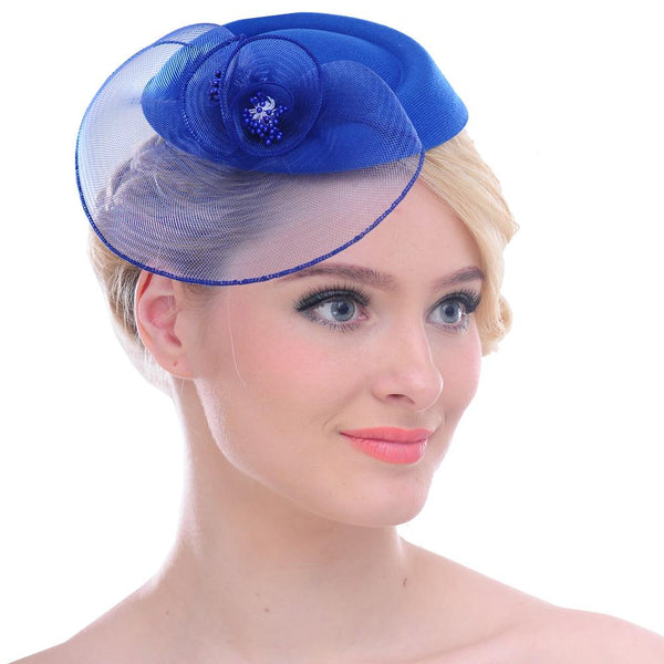 Fascinator Hats with Headband Hair Clips for Women Tea Party Wedding