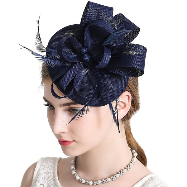 Fascinator Pillbox Hat Headband Hair Clip For Cocktail Tea Party