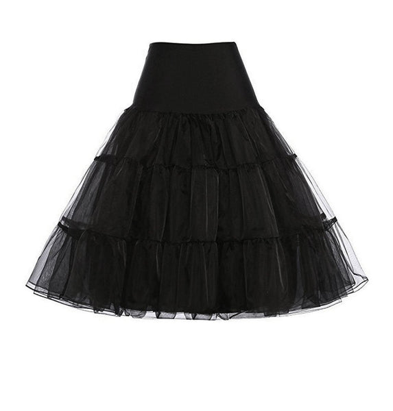 1950s Vintage Style Petticoat Skirt Retro Net Underskirt