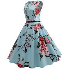 Vintage Cocktail Dress 1950s Casual Style Rockabilly Swing Dresses