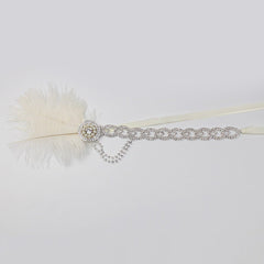Vintage 1920s Flapper Headband Gatsby Headpiece