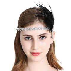  Vintage 1920s Flapper Headband Roaring 20s Great Gatsby Headpiece