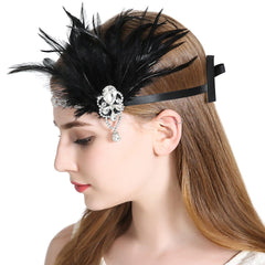  Vintage 1920s Flapper Headband Roaring 20s Great Gatsby Headpiece