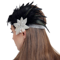 Vintage 1920s Headband Leaf Shape Decor Art