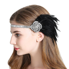 Vintage Flapper Headband 1920s Art Deco Sparkling