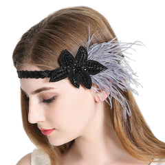 Vintage Flapper Headband 1920s Gatsby Headpiece