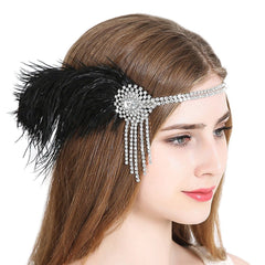Vintage Flapper Headpiece 1920s Gatsby Fascinator Headband