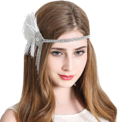 Vintage Flapper Headpiece 1920s Gatsby Fascinator Headband