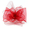 Derby Fascinator Pillbox Bridal Hair Band Party Mesh Net Feather Headwear