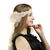 1920s Flapper headband Gatsby Party Costume Accessories Feather Headpiece